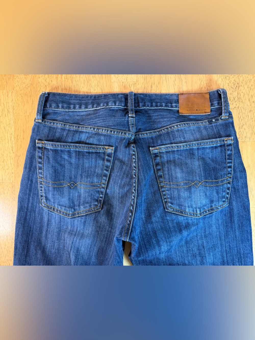 Lucky Brand 221 Original Women Straight Blue Jeans 32X32 - Picture 6 of 12
